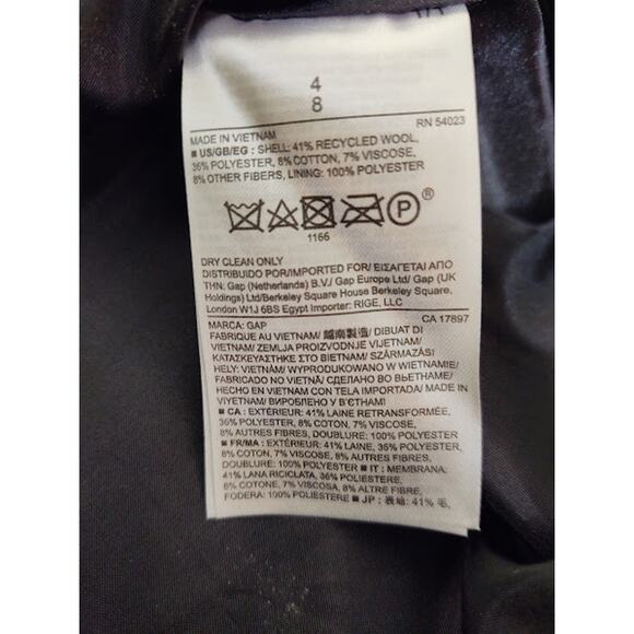 Size 4 Women's Black Gap Skirt - Picture 6 of 6